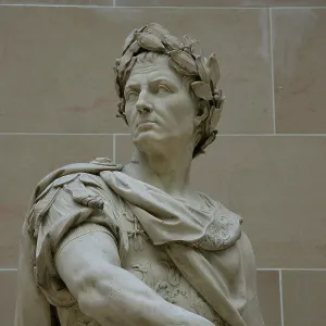 Gaius Julius Caesar (100-44 BC.). Was a roman military an po Gaius Julius Caesar (100-44 BC.). Was a roman military an po