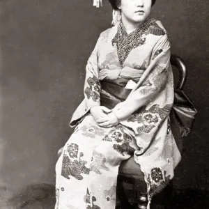 Geisha, Japan, circa 1870s Geisha, Japan, circa 1870s