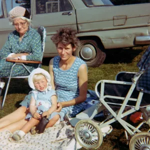 Three generations of a family Three generations of a family