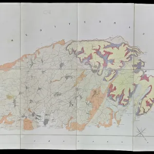 Geological map of Malta (1856)