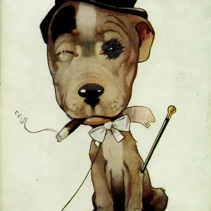 George Studdy, Bonzo greetings postcard George Studdy, Bonzo greetings postcard