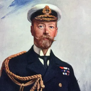 GEORGE V IN NAVAL GARB GEORGE V IN NAVAL GARB