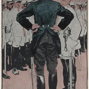 GERMAN ARMY ON PARADE