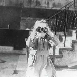 GIRL WITH BINOCULARS GIRL WITH BINOCULARS