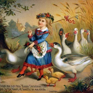 GIRL WITH GEESE GIRL WITH GEESE
