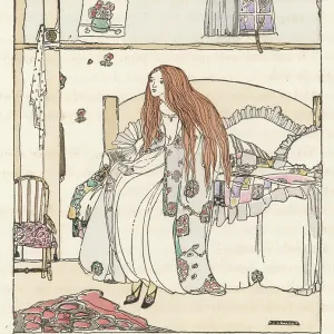 GIRL SITS ON BED/KIPLING GIRL SITS ON BED/KIPLING