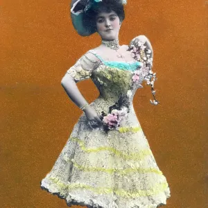 Glamorous Young German lady in large hat Glamorous Young German lady in large hat