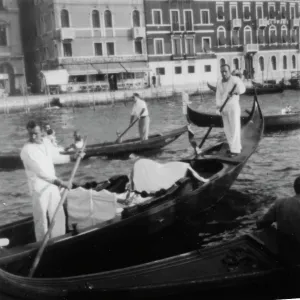 Gondoliers in Venice, Italy Gondoliers in Venice, Italy