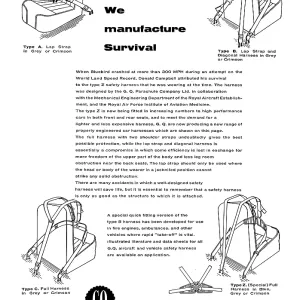 GQ Parachute Type A Aircraft Passenger Seat Lap Strap GQ Parachute Type A Aircraft Passenger Seat Lap Strap