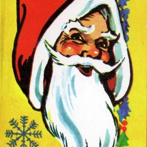 Greetings Cards - Christmas, present tag, smiling Greetings Cards - Christmas, present tag, smiling