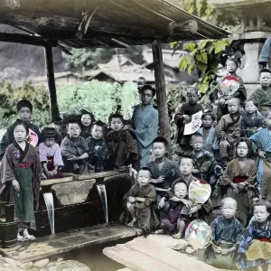 Group of children, Japan, circa 1890 Group of children, Japan, circa 1890