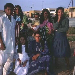 Group of modern Bedouins near Sirte, Libya Group of modern Bedouins near Sirte, Libya