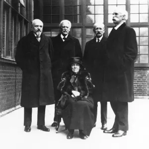 Group photo of five SPR Presidents