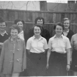 Group photo, women police officers in sports team Group photo, women police officers in sports team