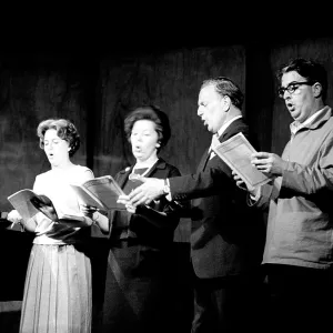 Heather Harper, Janet Baker, Peter Pears and Hervey Alan Heather Harper, Janet Baker, Peter Pears and Hervey Alan