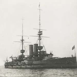 HMS Albermarle - Duncan-class Battleship HMS Albermarle - Duncan-class Battleship