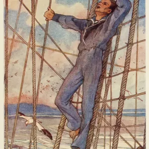 HMS Pinafore, Ralph Rackstraw in the rigging HMS Pinafore, Ralph Rackstraw in the rigging