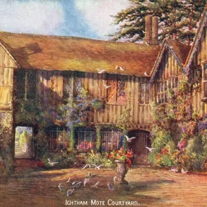 Ightham Mote, Kent - The Courtyard Ightham Mote, Kent - The Courtyard