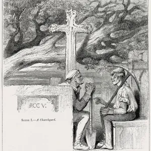 Illustration, Hamlet, by William Shakespeare Illustration, Hamlet, by William Shakespeare