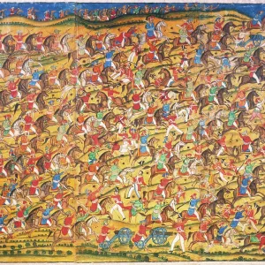 INDIAN CAVALRY ASSAULT
