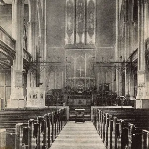 Interior of the Holy Trinity Church, Stepney, London