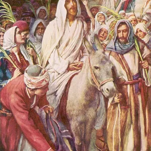 JESUS ON PALM SUNDAY JESUS ON PALM SUNDAY