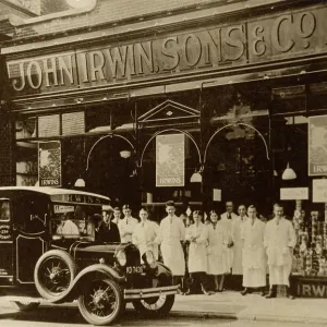 John Irwin grocers, Pensby Road, Heswall, Merseyside John Irwin grocers, Pensby Road, Heswall, Merseyside