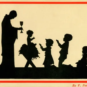 The King Am I - Nativity scene silhouette The King Am I - Nativity scene silhouette