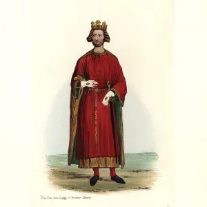 King John of England (1166-1216) from his effigy