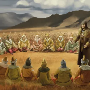 Kurultai of ancient huns Kurultai of ancient huns