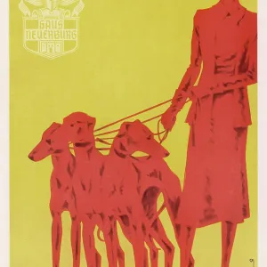 LADY +3 GREYHOUNDS LADY +3 GREYHOUNDS