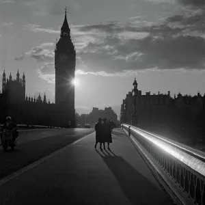 London Westminster Bridge and Big Ben at sunset London Westminster Bridge and Big Ben at sunset