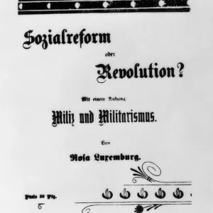 Luxemburg, Rosa, 5.3.1870 - 15.1.1919, German Luxemburg, Rosa, 5.3.1870 - 15.1.1919, German