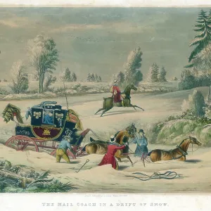 Mail Coach in a Drift of Snow Mail Coach in a Drift of Snow
