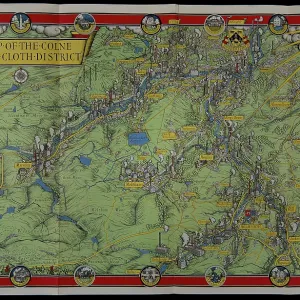 A map of the Colne Valley Cloth District A map of the Colne Valley Cloth District