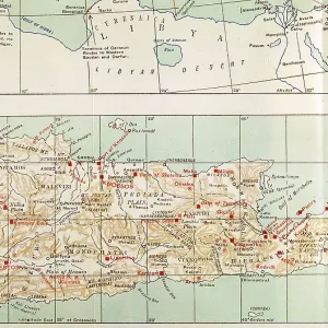 MAP/CRETE/MINOAN SITES MAP/CRETE/MINOAN SITES