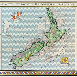 A Map of New Zealand A Map of New Zealand