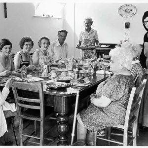 Mealtime at Benedictine Minster Abbey, Kent Mealtime at Benedictine Minster Abbey, Kent