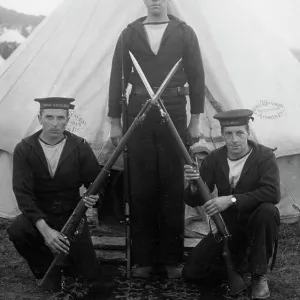 Three members of the Royal Naval Division Three members of the Royal Naval Division