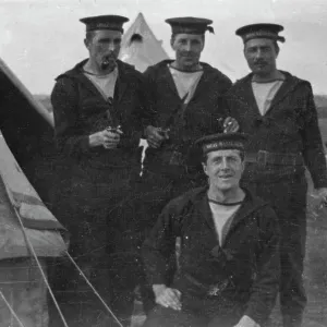 Four members of the Royal Naval Division Four members of the Royal Naval Division