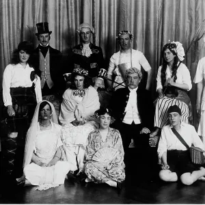 Men in fancy dress Men in fancy dress