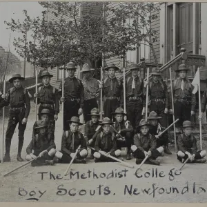 Methodist College boy scouts, Newfoundland Methodist College boy scouts, Newfoundland