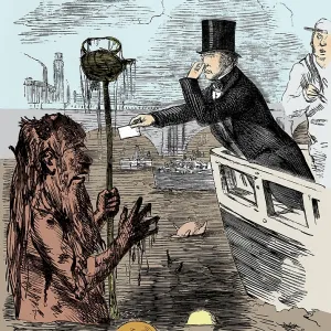 Michael Faraday and Father Thames, 1855 Michael Faraday and Father Thames, 1855