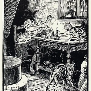 MILLER'S WIFE AS A CAT