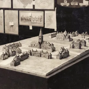 Model of Central Square, Hampstead Garden Suburb