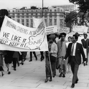 NIGERIAN PROTEST NIGERIAN PROTEST