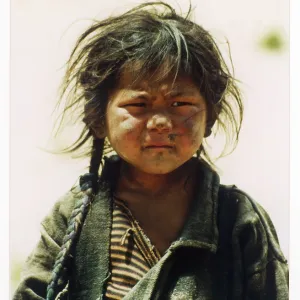 NOMADIC TIBETAN GIRL