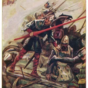 NORMAN BATTLE SCENE NORMAN BATTLE SCENE