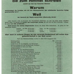 NSDAP propaganda pamphlet - front cover