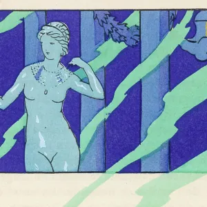Nude blue lady Nude blue lady
